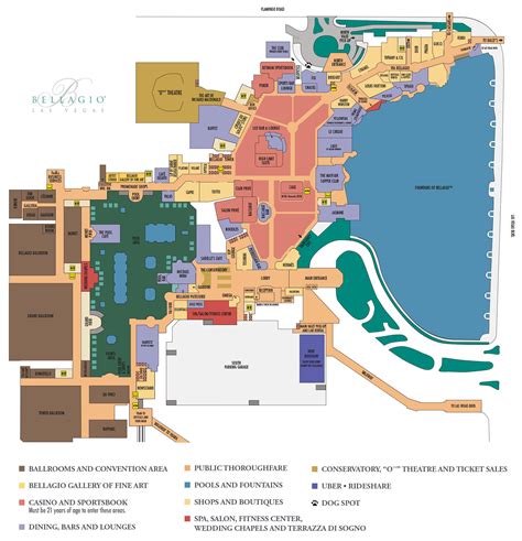 bellagio casino property map